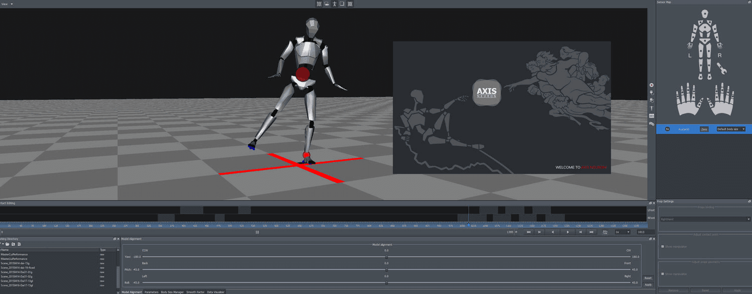 An image of the Motion Tracking in Virtual Reality project.